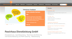 Desktop Screenshot of passivhaus-info.de