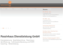 Tablet Screenshot of passivhaus-info.de